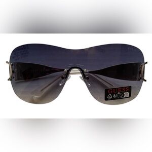 Guess blue gradient shield sunglasses